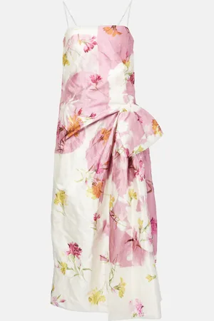Erdem Abito midi con stampa floreale