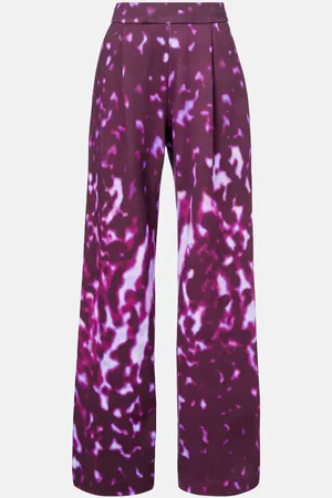 DRIES VAN NOTEN Pantaloni sportivi regular in cotone con stampa