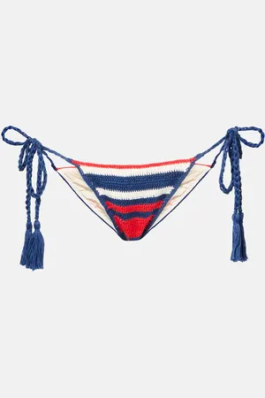 ANNA KOSTUROVA Slip bikini Gabrielle in crochet di cotone