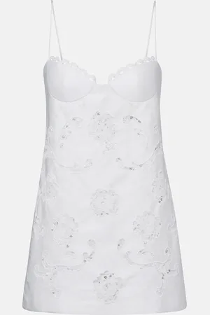 MAGDA BUTRYM Abito bustier in popeline di misto cotone