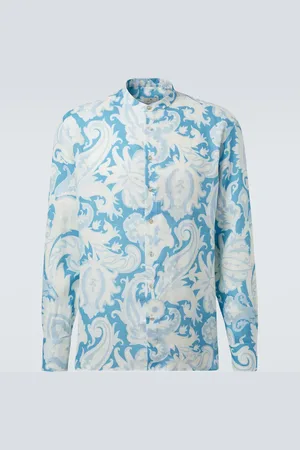 Etro Camicia in lino con stampa floreale