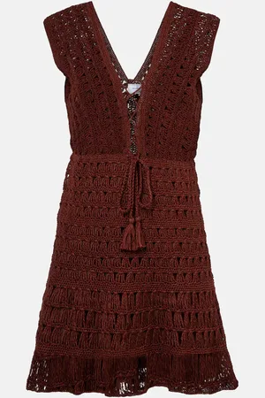 ANNA KOSTUROVA Miniabito Jennifer in crochet