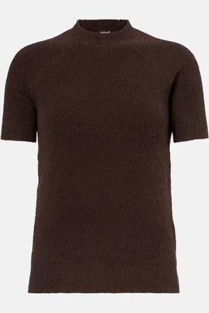 Totême Top in spugna di misto cotone