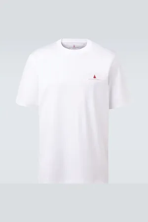 Brunello Cucinelli T-shirt in jersey di cotone con logo