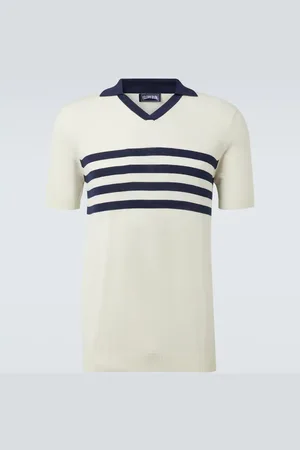 Vilebrequin Polo in cotone a righe