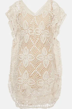 ANNA KOSTUROVA Copricostume in crochet di cotone