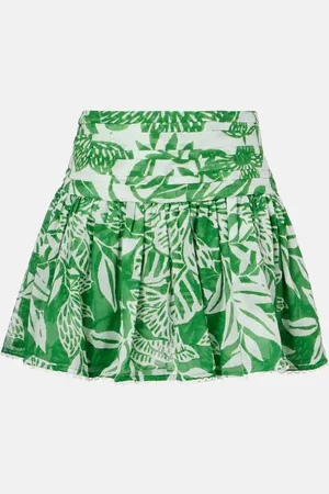 POUPETTE ST BARTH Minigonna Colleen in cotone con stampa floreale