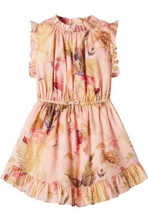 ZIMMERMANN Abito Rhiannon in cotone con volant