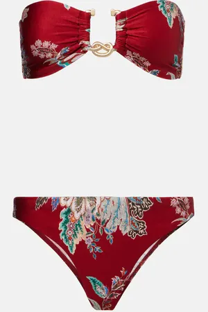 ZIMMERMANN Bikini Rhiannon con stampa paisley