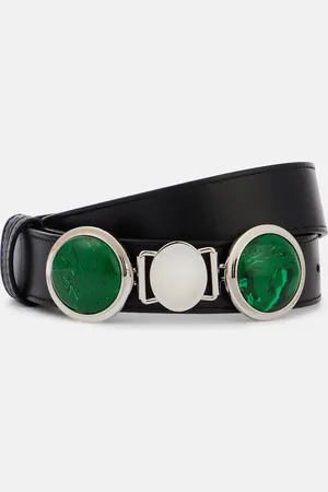 GABRIELA HEARST Cintura Grange Malachite in pelle