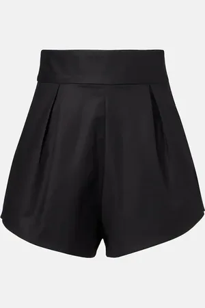 Adriana Degreas Shorts a vita alta in misto cotone
