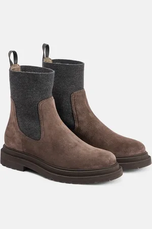 Brunello Cucinelli Stivaletti in suede