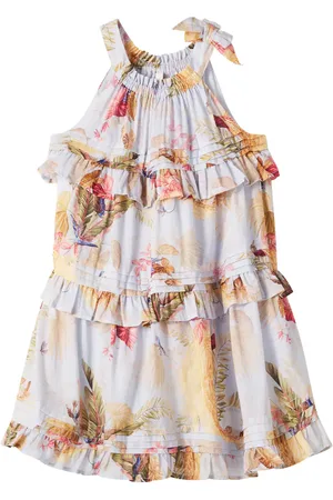 ZIMMERMANN Abito Rhiannon in cotone con balze