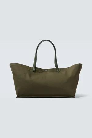 The Row Borsa Idaho XL in canvas con pelle