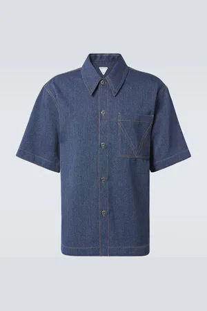 Bottega Veneta Camicia in maglia di lana e cotone