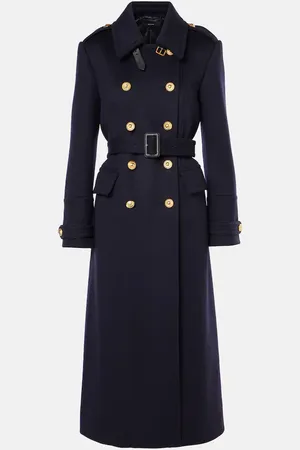 Tom Ford Cappotto in feltro di lana vergine