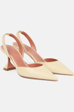 Amina Muaddi Pumps slingback Holli 70 in pelle