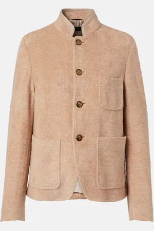 Loro Piana Giacca Spagna Mini in lino e cotone