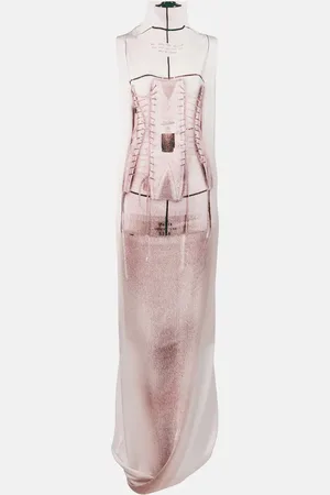 Jean Paul Gaultier Abito lungo in raso