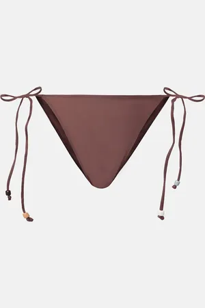 FAITHFULL THE BRAND Slip bikini Ada con perline