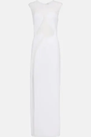 Alaïa Alaïa Abito lungo con mesh