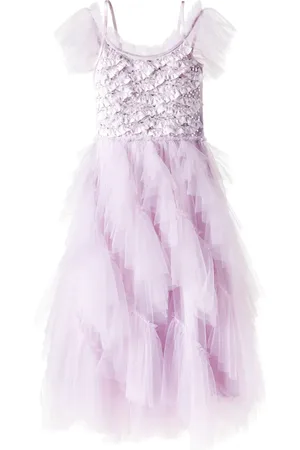 Tutu Du Monde Abito in tulle con volant e paillettes