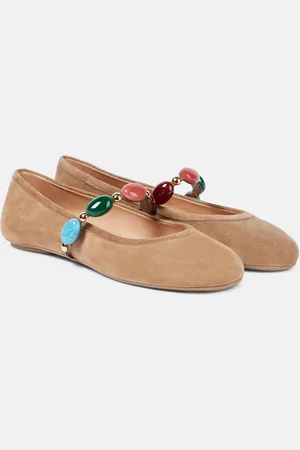 Gianvito Rossi Ballerine Shanti in suede
