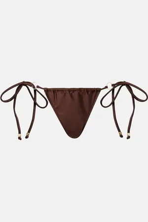 Bananhot Slip bikini con catena e cristalli