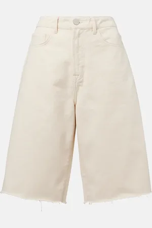 Rohe Róhe Shorts di jeans a vita alta