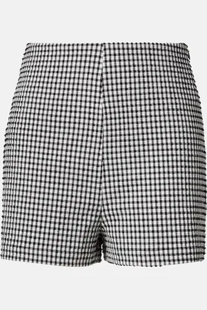 Rohe Róhe Shorts a vita alta a quadretti