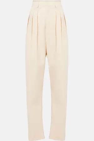 LEMAIRE Pantaloni in gabardine di misto lana