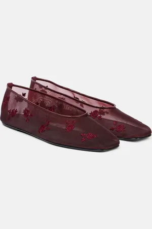 MAGDA BUTRYM Ballerine in mesh con ricamo