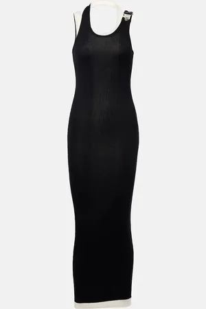 Jean Paul Gaultier Abito lungo in jersey di cotone