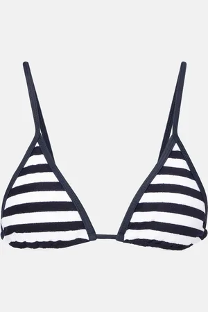 Jade Swim Top bikini Via a righe