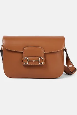 Gucci Borsa a spalla Horsebit 1955 Medium in pelle