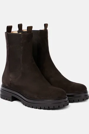 Gianvito Rossi Stivaletti Chelsea Chester in suede