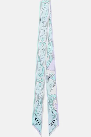 Puccini Foulard Marmo in twill di seta
