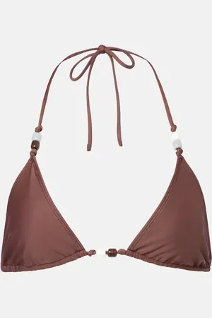 FAITHFULL THE BRAND Top bikini Uma con perline