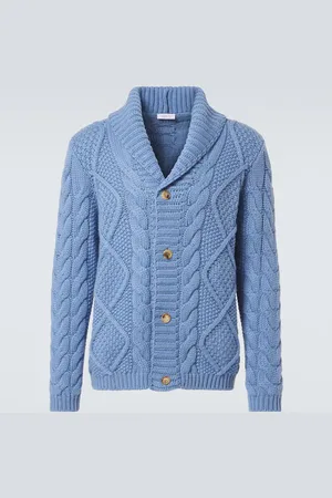 GABRIELA HEARST Cardigan in cashmere a trecce