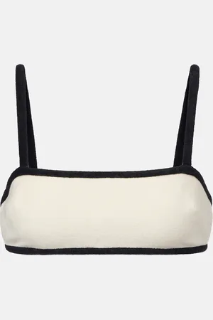 Adriana Degreas Top bikini in spugna di misto cotone