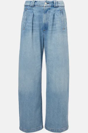 Citizens of Humanity Pantaloni cropped Cara in twill a gamba larga