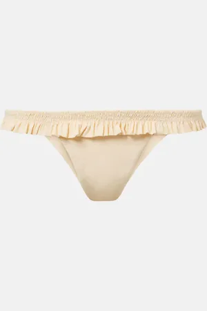 FAITHFULL THE BRAND Slip bikini Esterel a vita media con volant