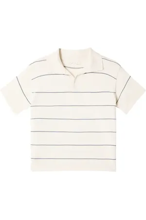 Rylee + Cru Polo Chandler in misto cotone a righe