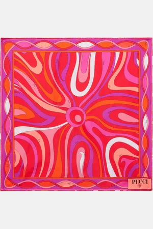 Puccini Sciarpa Marmo in twill di seta