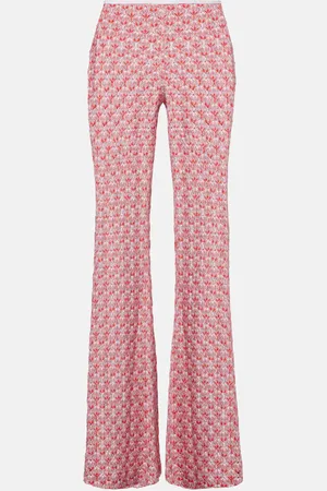 Missoni Pantaloni flared in pizzo con lamé