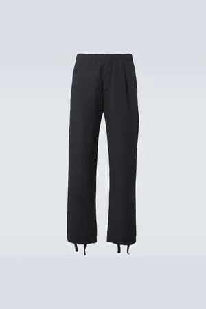 Stone Island Pantaloni sportivi in cotone con logo