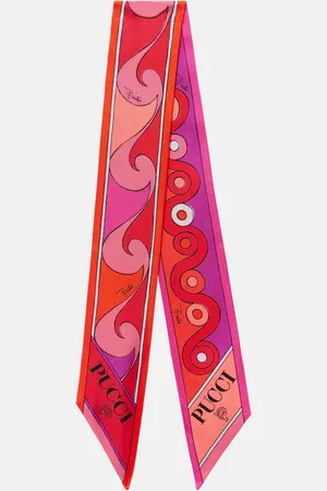 Puccini Sciarpa Iride in twill di seta