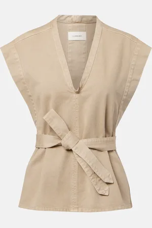 LEMAIRE Gilet in twill di denim