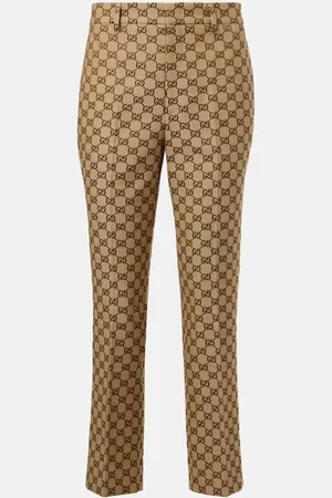 Gucci Pantaloni regular in misto cotone