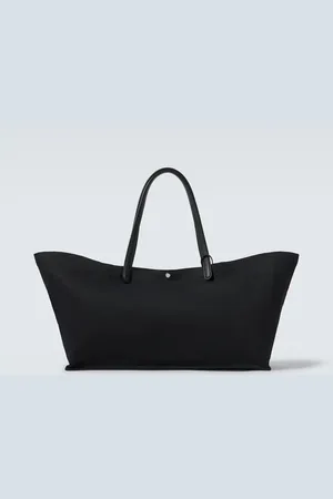 The Row Borsa Idaho XL in canvas con pelle